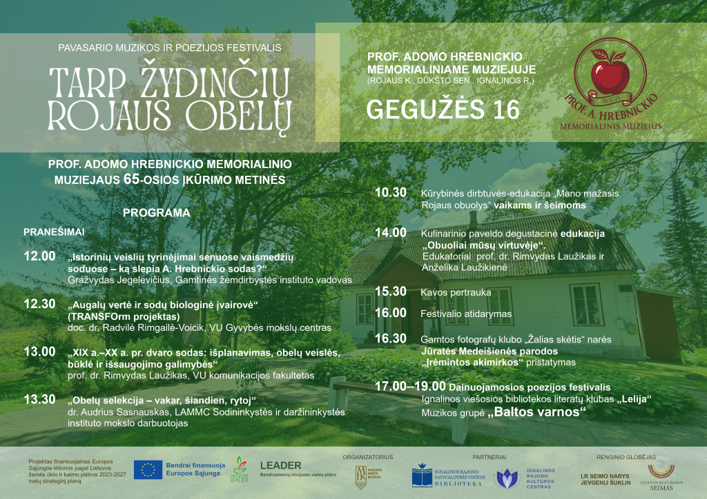 Tarp zydinciu Rojaus obelu-2026
